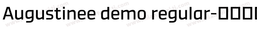 Augustinee demo regular字体转换